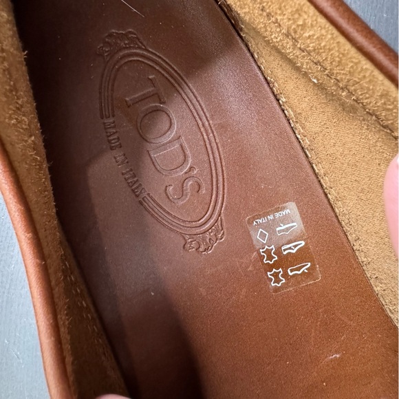 Tod’s Loafers -Brown Leather Slip-On Driving Shoes Penny Loafers - Picture 3 of 8